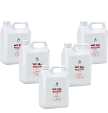 Набор Grass Универсальное моющее средство Grass WC-Gel для чистки сантехники, 5 л 5 шт
