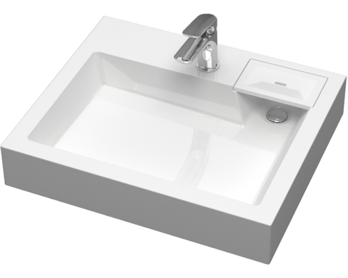 Раковина Reflection Tetra RF6050TE 60x50 см, белый, с кронштейнами