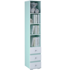 Стеллаж БТС Тифани ПН-10 40х46х218 см, кенди, белый