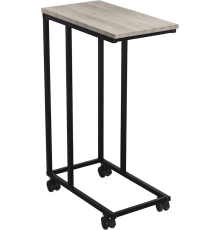 Приставной столик BRABIX Loft CT-001 45х25 см, дуб антик, ножки черные