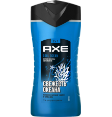 Гель для душа AXE cool ocean, увлажняющий, 2 в 1, 250 мл
