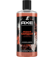 Гель для душа AXE Парфюмированная коллекция медный сандал, 2 в 1, 400 мл