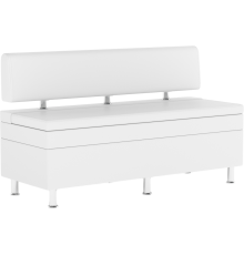 Кухонный диван Norta Hippo 130x49x77 см экокожа nitro wite