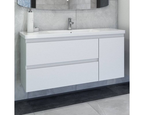 Тумба с раковиной Caprigo Forte 120 белая R