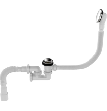 Сифон для ванны Aquant Standart V672-18-MR с переливом, полуавтомат