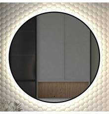 Зеркало круглое Defesto Aura DF 2986R 90x90, с нейтральной подсветкой