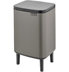 Мусорное ведро Brabantia Bo Hi 227202 7 л, платиновое