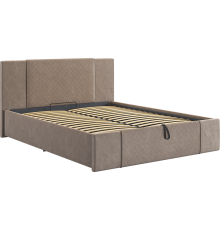 Кровать Mebelson Хлоя 160x200 см, с подъемным механизмом, латте