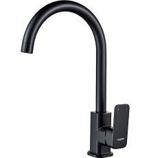Смеситель для кухни Ledeme H14-B L4033B-2 матовый черный