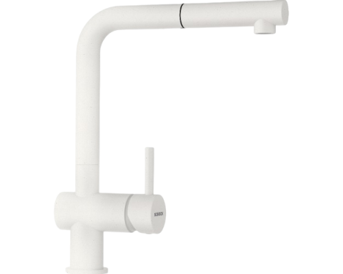 Смеситель для кухни Schock Cristadur Epos-D full color выдвижной излив, поларис