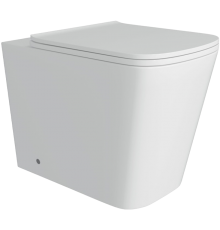 Унитаз приставной Teymi Helmi HD T40108 с микролифтом, безободковый, белый