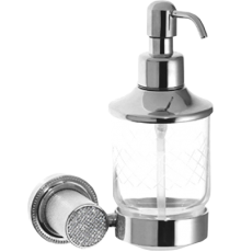 Дозатор Boheme Royal Cristal Chrome подвесной