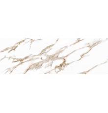Плитка настенная Creto Shine Gold глянцевая, ректифицированная 30х90 белая