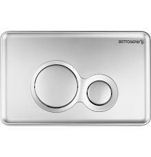 Кнопка смыва BETTOSERB Sava Fix Slim Morava 40006462 хром матовый