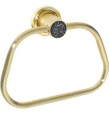 Полотенцедержатель Boheme Royal Cristal Black Gold кольцо