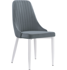 Стул Woodville Kora gray, ножки white