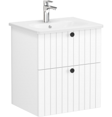 Тумба с раковиной VitrA Root Groove 60 белая