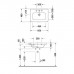Duravit DuraStyle Раковина 65х48 см, 3 отв., с переливом, цвет: белый. 2320650030