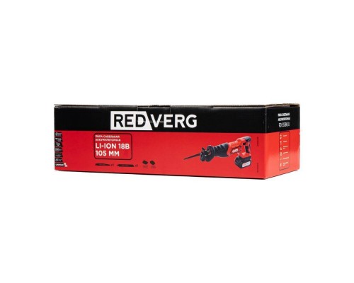 Пила сабельная аккумуляторная REDVERG RD-SS18K/U Пила сабельная аккумуляторная REDVERG RD-SS18K/U