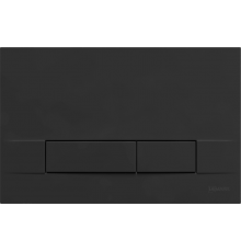 Кнопка смыва Lemark Bit 9802006 матовый черный soft touch