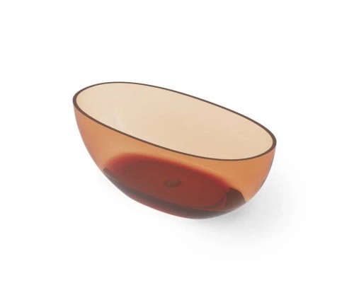 Dea Design Nature Ванна 155х75х55см., отдельностоящая, Glasstek, прозрачная смола, цвет: Sunset R1. DD8628 1550 R1 Dea Design Nature Ванна 155х75х55см., отдельностоящая, Glasstek, прозрачная смола, цвет: Sunset R1. DD8628 1550 R1