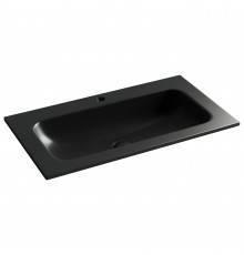 Накладная раковина Ceramicanova Grace прямоугольная черная матовая 81 см CN7012MB
