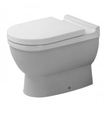 Duravit Starck 3 Унитаз напольный приставной 56х36см, с креплением, цвет: белый. 0124090000