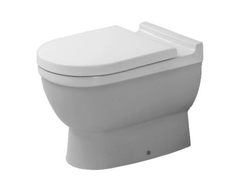 Duravit Starck 3 Унитаз напольный приставной 56х36см, с креплением, цвет: белый. 0124090000 Duravit Starck 3 Унитаз напольный приставной 56х36см, с креплением, цвет: белый. 0124090000