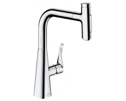 HG 73 817 000 Metris Select M71 Смеситель для кухни 238 мм, 2 реж., выдвижной излив, MagFit, 73817000