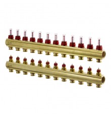 Комплект коллекторов Danfoss FHF-12F для 12 контуров. 088U0532
