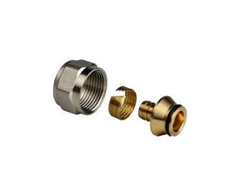 Соединитель для полиэтиленовых труб 16х2,0х3/4 mm Соединитель для полиэтиленовых труб 16х2,0х3/4 mm