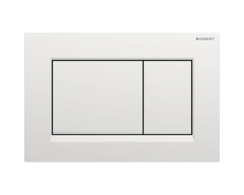 Geberit Sigma20 Клавиша для двойного смыва, квадратная, цвет: хром матовый. 115.883.JQ.1