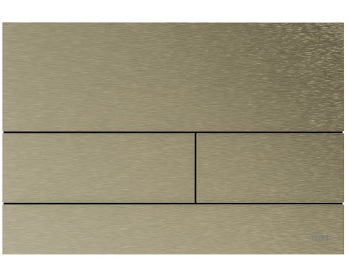 TECEsquare II 92408 Панель смыва, 2 объёма, металл, против отпечатков, PVD Никелированный сатин 9240843