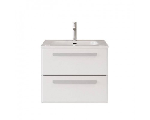 Тумба под раковину Cezares Eco Cer-N 70, bianco lucido, ручки сатин