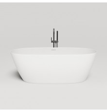 LOFO by Salini Ванна отдельностоящая 170х80см, донный клапан, сифон, слив-перелив, материал: Solid Surface, цвет: белый матовый. UM12122
