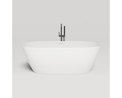 LOFO by Salini Ванна отдельностоящая 170х80см, донный клапан, сифон, слив-перелив, материал: Solid Surface, цвет: белый матовый. UM12122