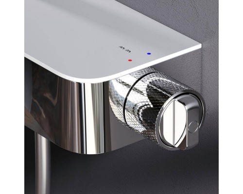 F078F700 Душевая система с ванно-душевым смесителем-полкой F078F700 Душевая система с ванно-душевым смесителем-полкой