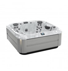 Jacuzzi SPA J335 Минибассейн 214х214х92см, ClearRay PRO3TECT+Ozone, подсветка IR и Red, стереосистема, с крышкой, акрил Platinum, цвет: Brushed Gray. 903002411,  ZP12RU0EWM0
