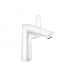 Hansgrohe Talis E Смеситель для раковины 150, на 1 отв, с донным клапаном, излив 141мм, цвет: белый матовый. 71754700