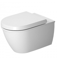 Duravit Darling New Унитаз подвесной Duravit Rimlessreg; без смывного края, с вертикальным смывом, вкл. крепление Durafix, 37x54см, Цвет: Белый. 2557090000