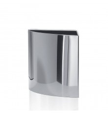 Decor Walther DW 309 Корзина для бумаги 16x16x22см, угловая, напольная, цвет: сталь полированная. 0607170