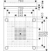 Axor ShowerCollection Верхний душ ShowerHeaven 720x720 мм, сподсветкой, frac34;rsquo;, нерж.сталь. 10627800
