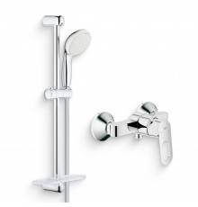 Душевой комплект Смеситель для душа Grohe BauLoop 23340000 + Гарнитур Tempesta New 27926001
