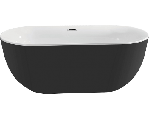 Акриловая ванна AQUATEK Афина AQ-144778BL 170x80 см, отдельностоящая, овальная, с ножками, со сливом-переливом, черный глянец Акриловая ванна AQUATEK Афина AQ-144778BL 170x80 см, отдельностоящая, овальная, с ножками, со сливом-переливом, черный глянец