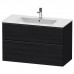 Duravit D-Neo Тумбочка подвесная 101х46.2x62.5см., раковина, 1 ящик цвет: Black Oak. 2336100000,  DE436301616