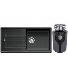 Комплект Мойка Blanco Zia XL 6S 517568 антрацит + Измельчитель KUCHENSTERN Muhle 353MU35