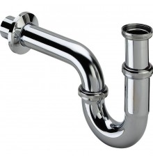 Duravit Трубчатый сифон для умывальника с удлиненной сливной трубой 300 мм, цвет: хром. 0050260000