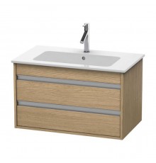 Duravit Ketho Тумба подвесная, 80x47.5х48см., с раковиной, с 2 выдв.ящиками, цвет: дуб европейский. 2336830000,  KT642905252