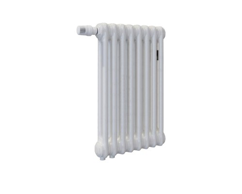 Трубчатый радиатор Arbonia 2057V, 8 секций, нижнее подключение(с вентилем) без накладок 2057/8 RAL 9016 № 69 твв