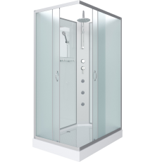 Душевая кабина Niagara Classic NG-43285-14QBKTG 120х80 см, без крыши, с гидромассажем и тропическим душем